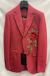 Oasis Jasper Red Floral Suit 