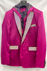 Osiris Pharaoh Pink Iridescent Studs Suit 